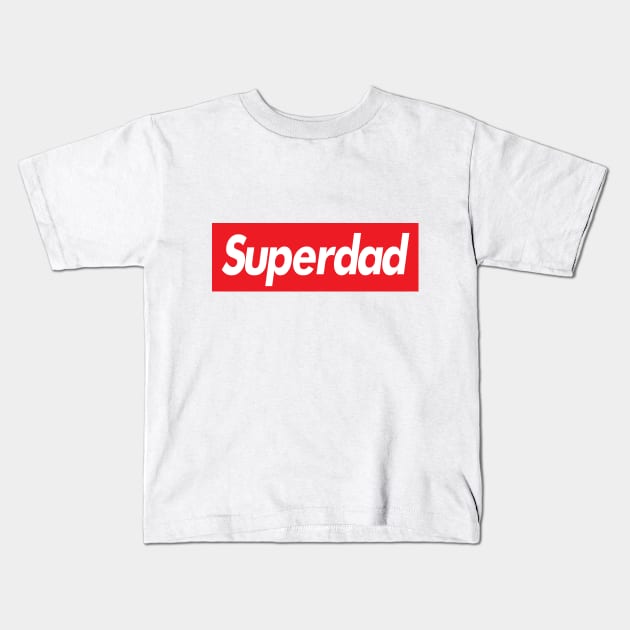 superdad Kids T-Shirt by peekxel